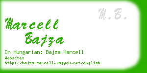 marcell bajza business card